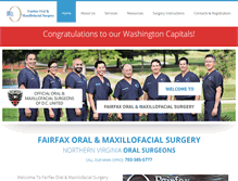 Tablet Screenshot of fairfaxoralsurgery.com